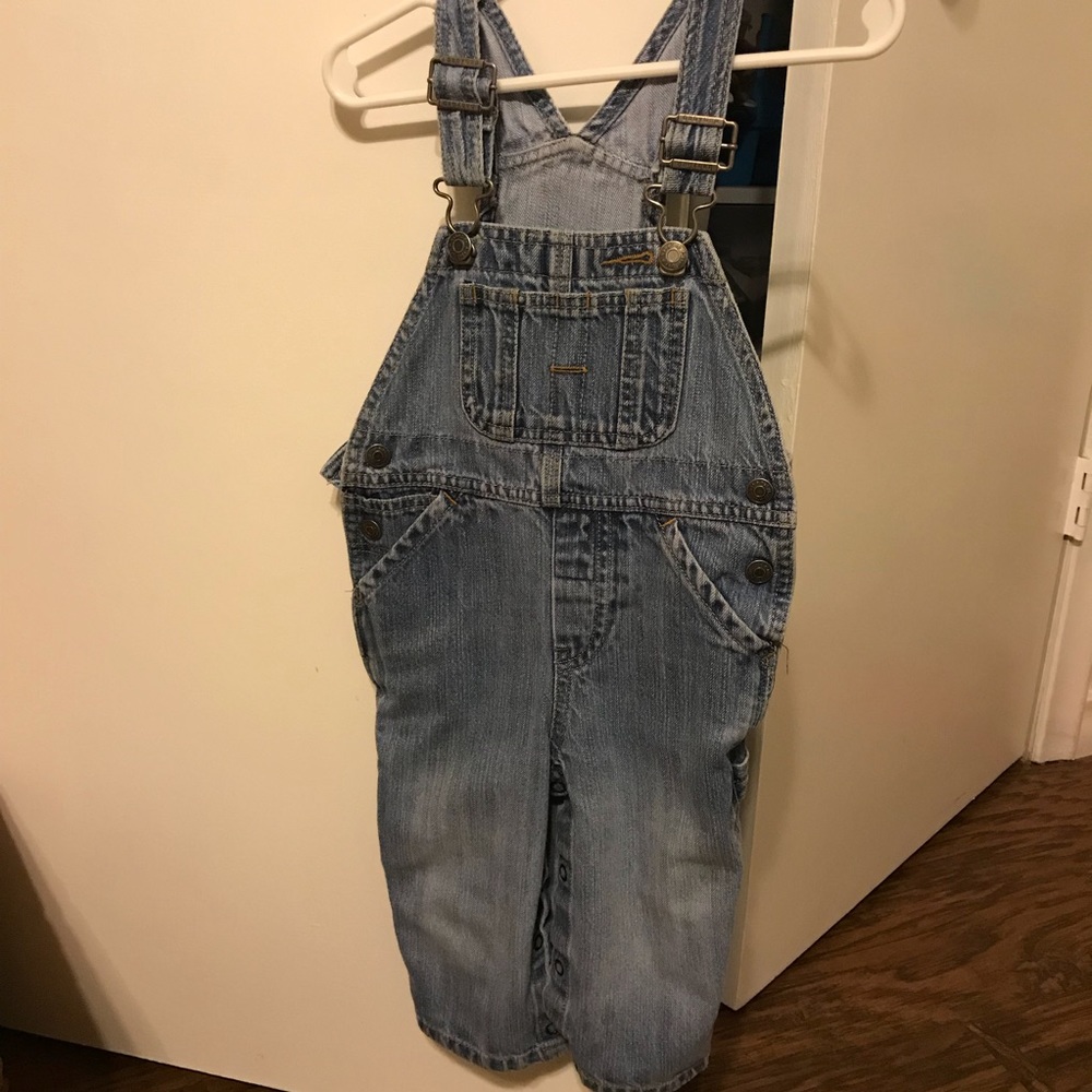 Boys 12-18 mos Gap overalls